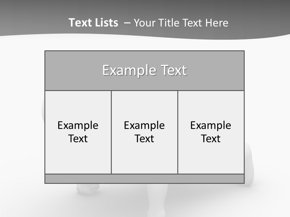 Character Biceps Energy PowerPoint Template