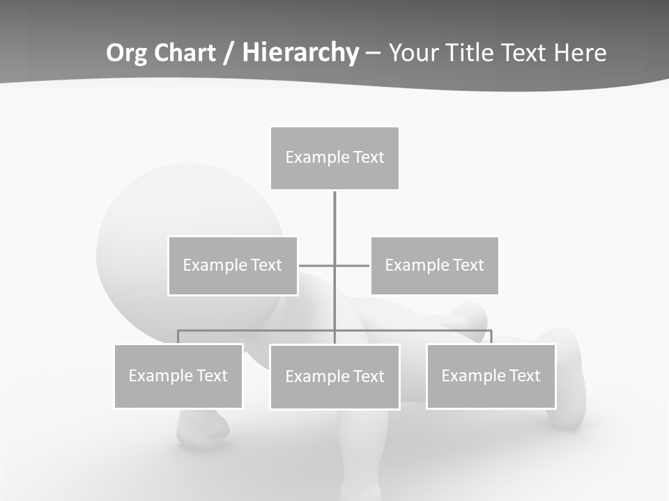 Character Biceps Energy PowerPoint Template
