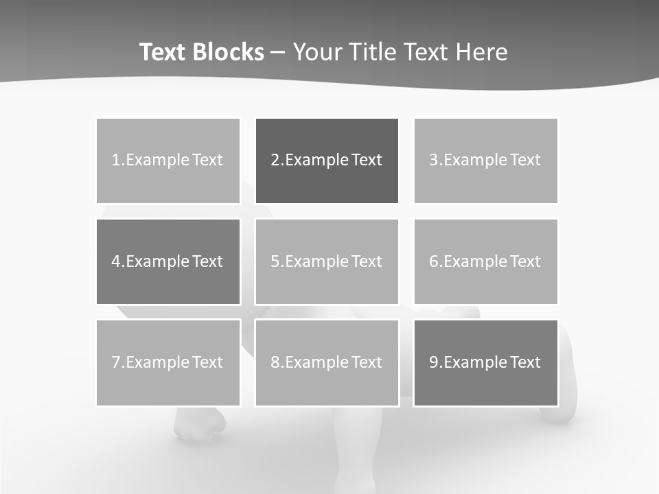 Character Biceps Energy PowerPoint Template