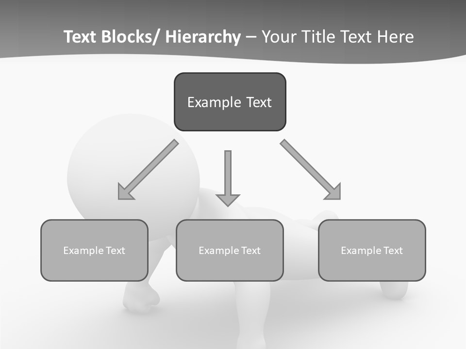 Character Biceps Energy PowerPoint Template