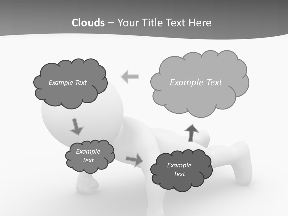 Character Biceps Energy PowerPoint Template