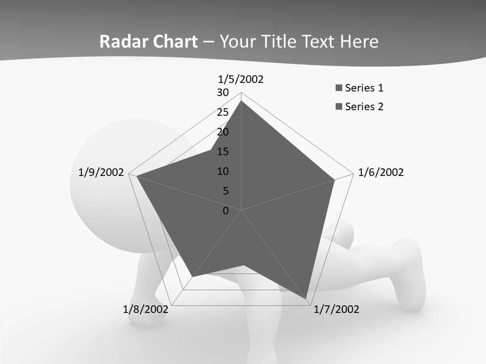 Character Biceps Energy PowerPoint Template