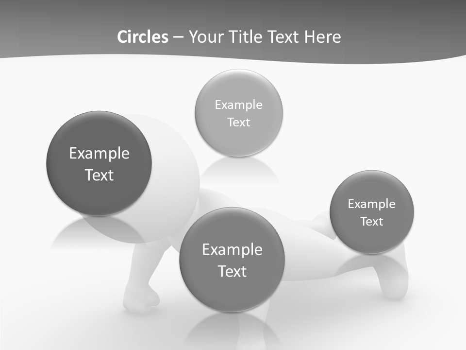 Character Biceps Energy PowerPoint Template