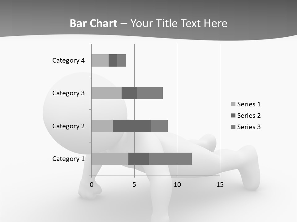 Character Biceps Energy PowerPoint Template