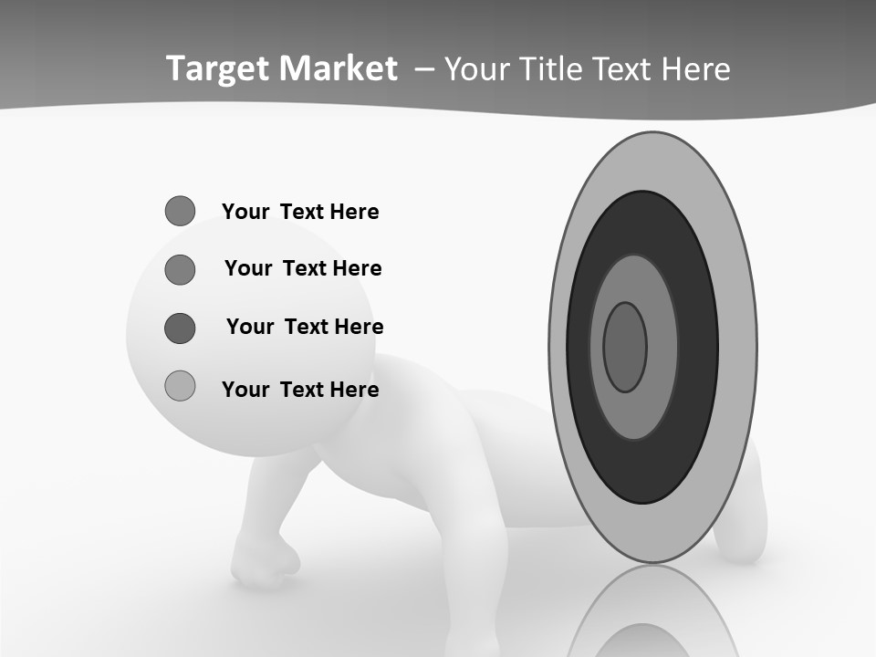 Character Biceps Energy PowerPoint Template