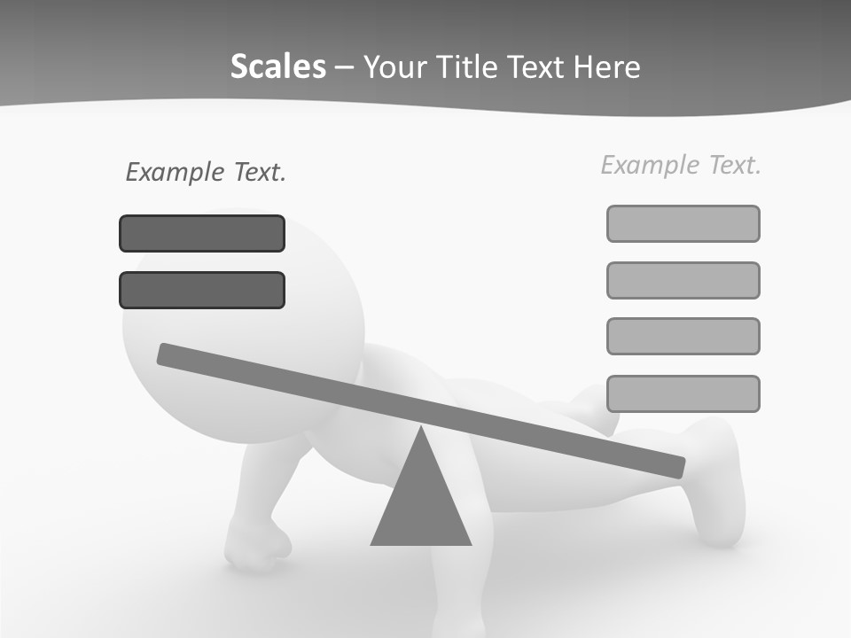 Character Biceps Energy PowerPoint Template