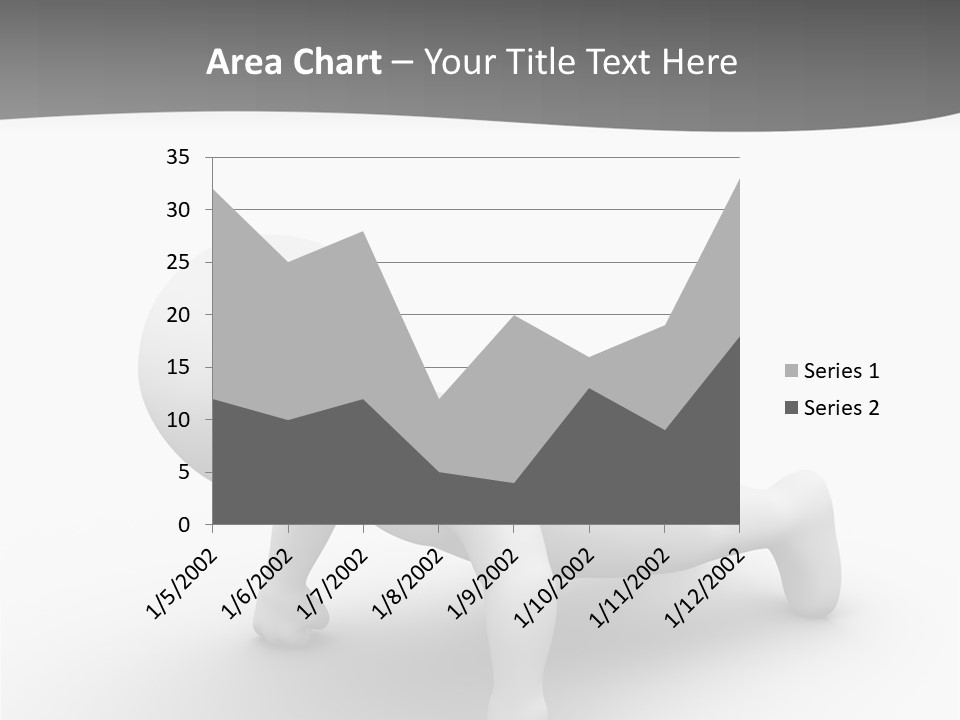 Character Biceps Energy PowerPoint Template