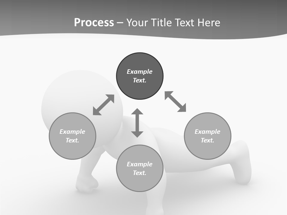 Character Biceps Energy PowerPoint Template