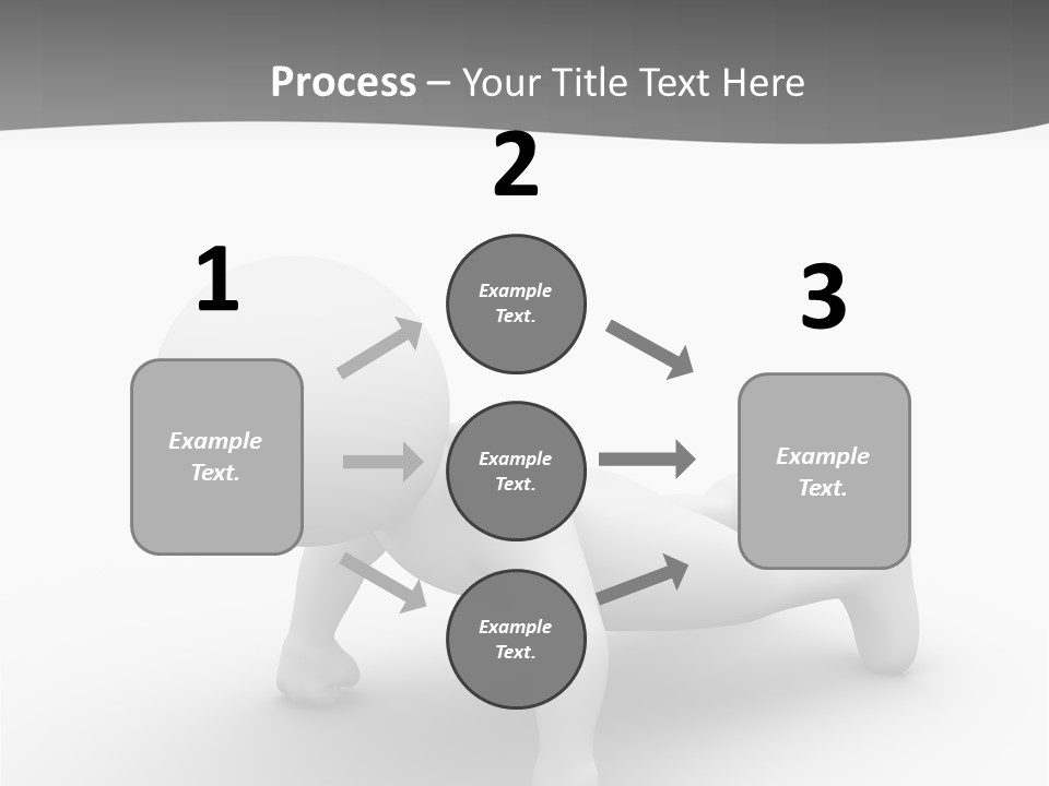 Character Biceps Energy PowerPoint Template