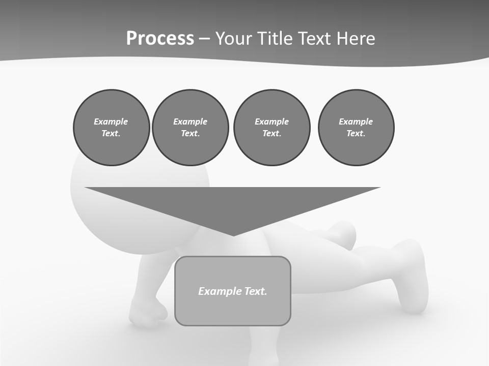 Character Biceps Energy PowerPoint Template