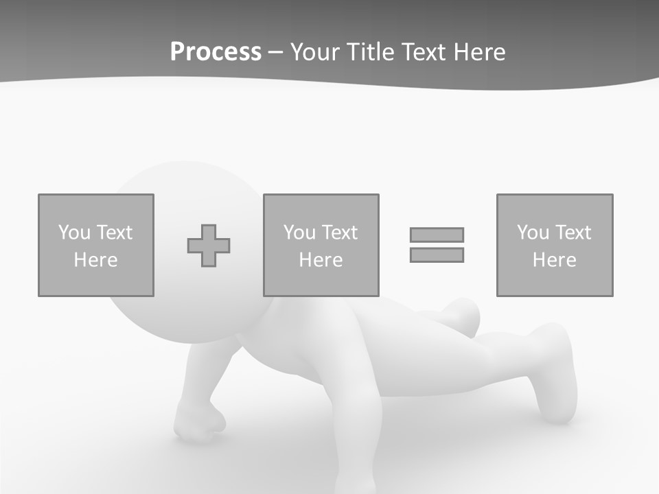 Character Biceps Energy PowerPoint Template