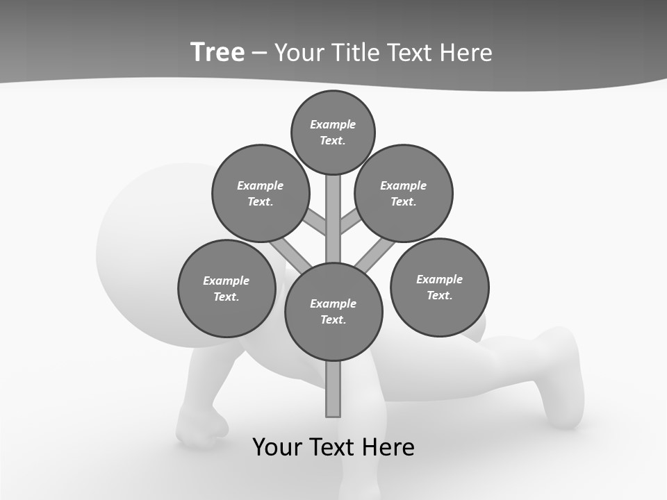 Character Biceps Energy PowerPoint Template