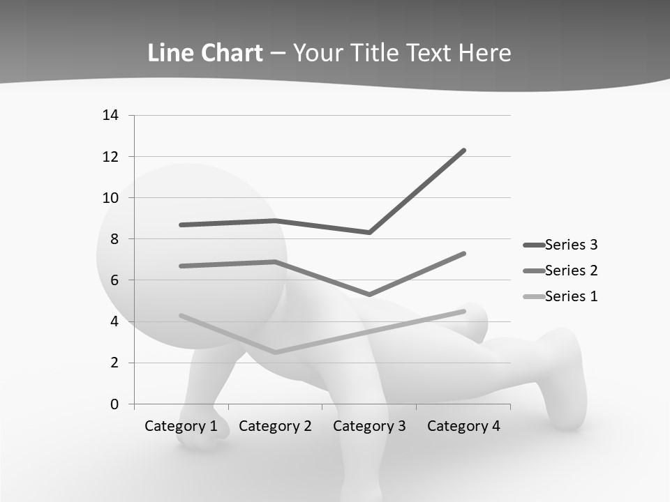 Character Biceps Energy PowerPoint Template