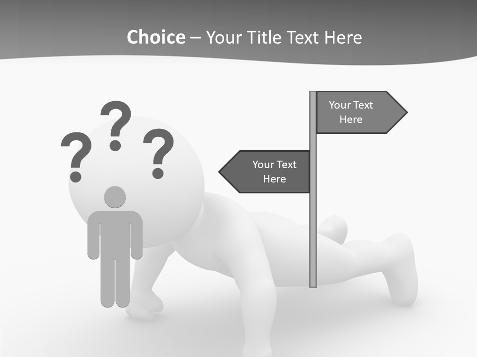 Character Biceps Energy PowerPoint Template