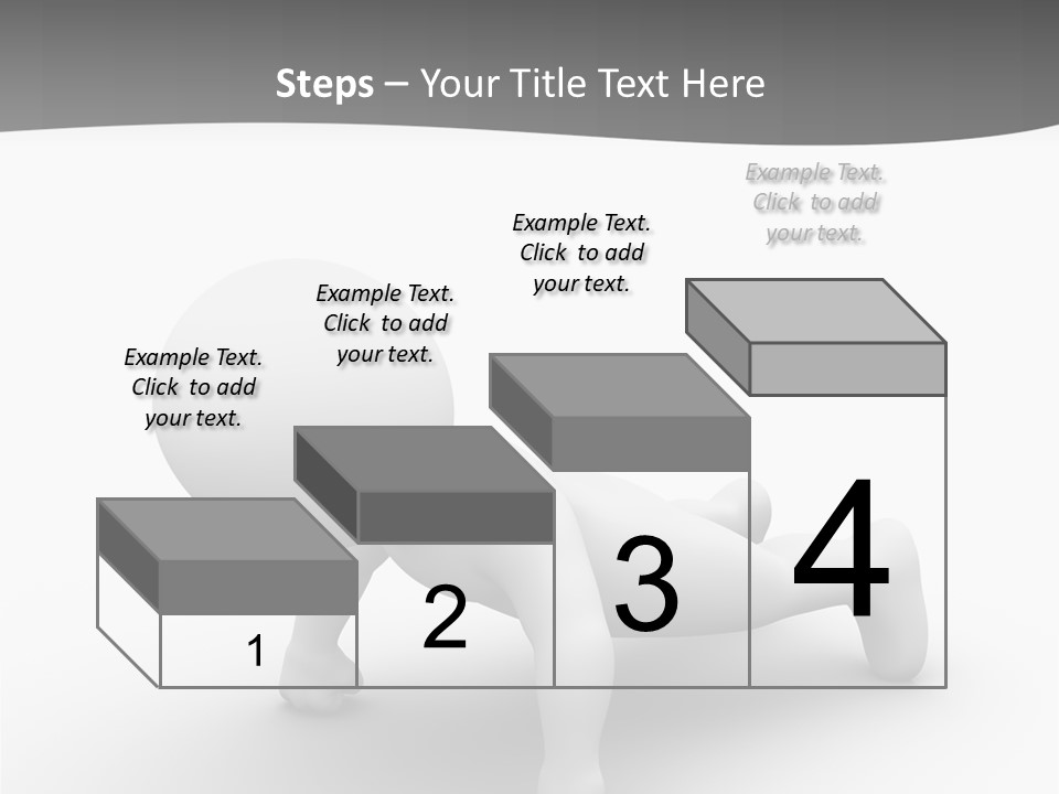 Character Biceps Energy PowerPoint Template