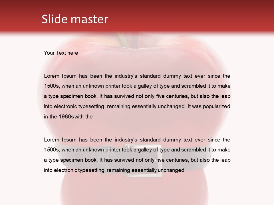 Obese Diet Unhealthy PowerPoint Template