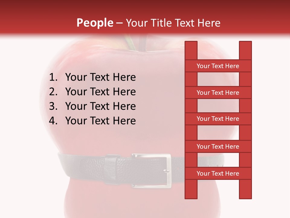 Obese Diet Unhealthy PowerPoint Template