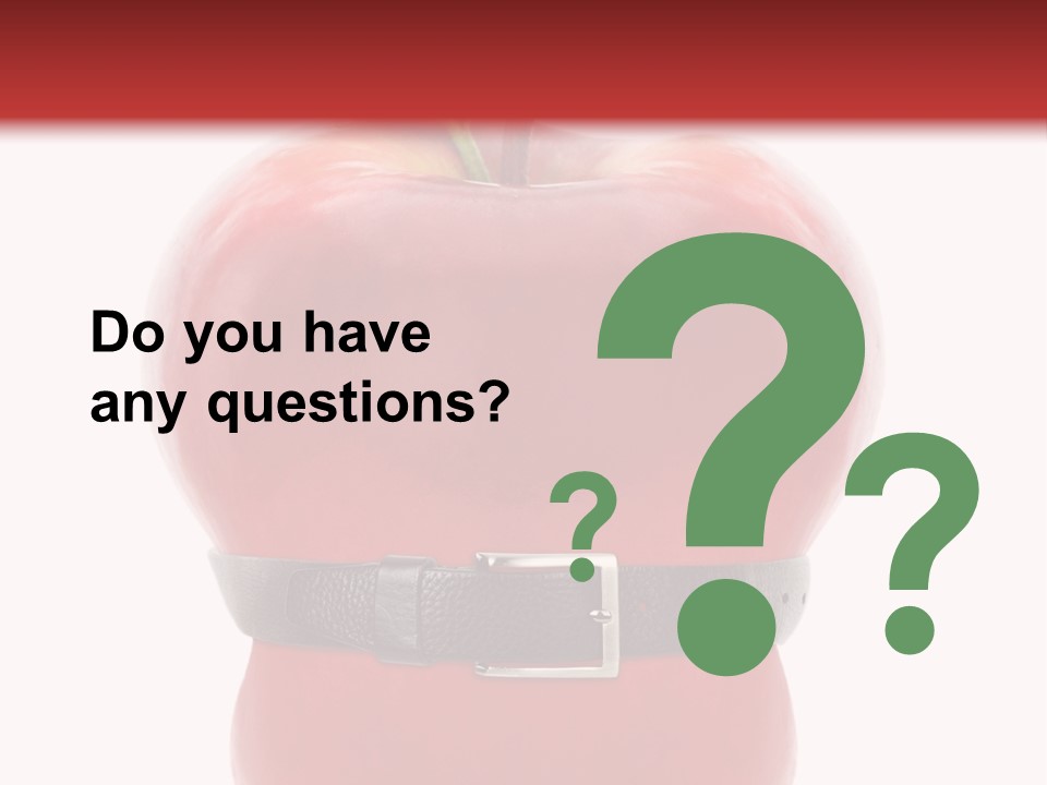 Obese Diet Unhealthy PowerPoint Template