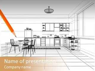 Blueprint Industry Residential PowerPoint Template