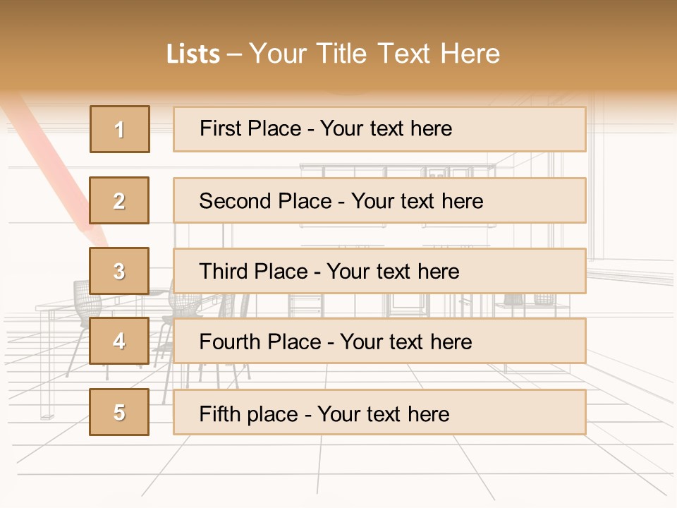 Blueprint Industry Residential PowerPoint Template