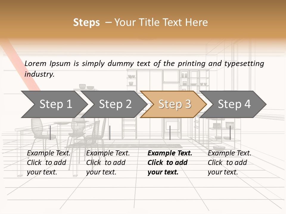 Blueprint Industry Residential PowerPoint Template