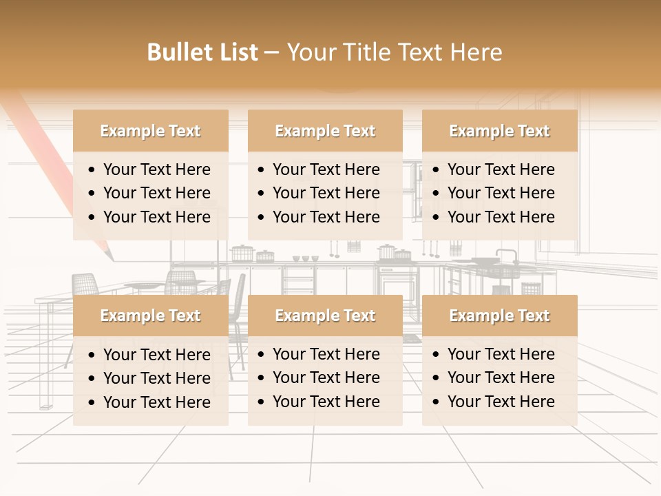 Blueprint Industry Residential PowerPoint Template