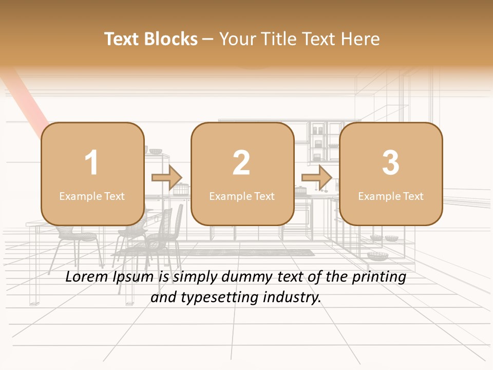 Blueprint Industry Residential PowerPoint Template