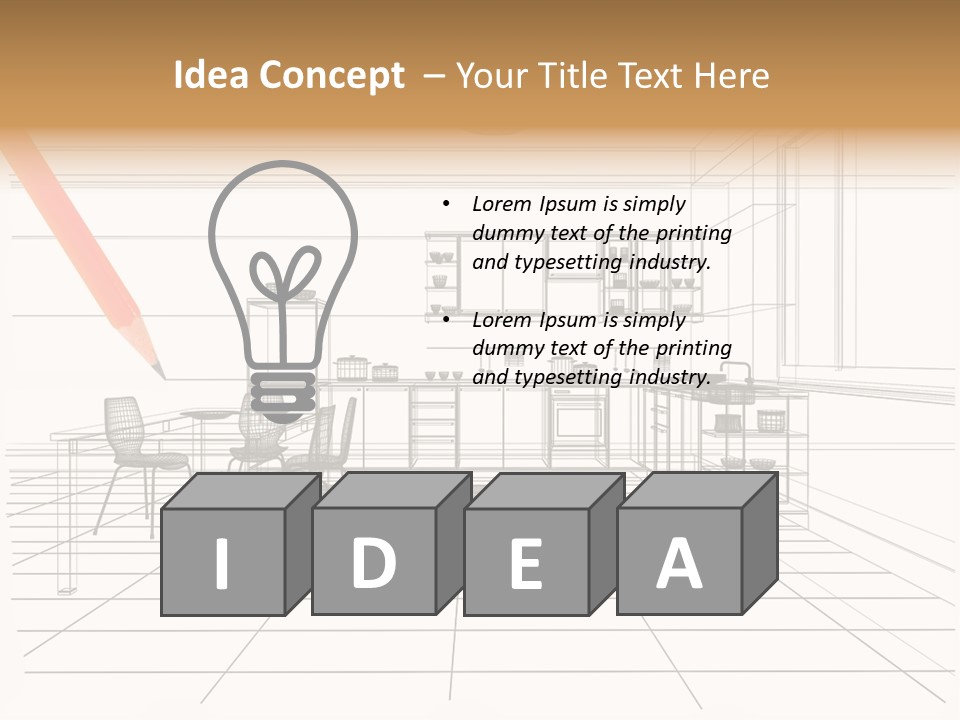 Blueprint Industry Residential PowerPoint Template