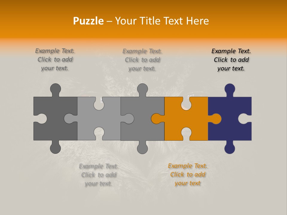 Eagle Head Close Up Eagle Owl PowerPoint Template