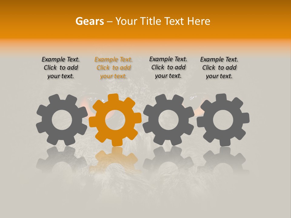 Eagle Head Close Up Eagle Owl PowerPoint Template