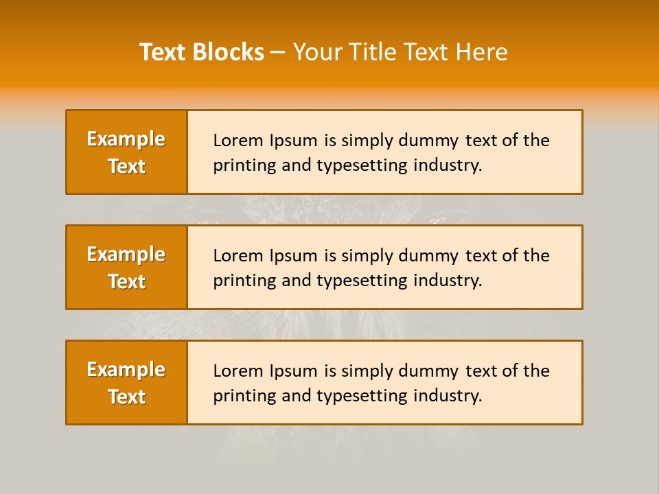 Eagle Head Close Up Eagle Owl PowerPoint Template