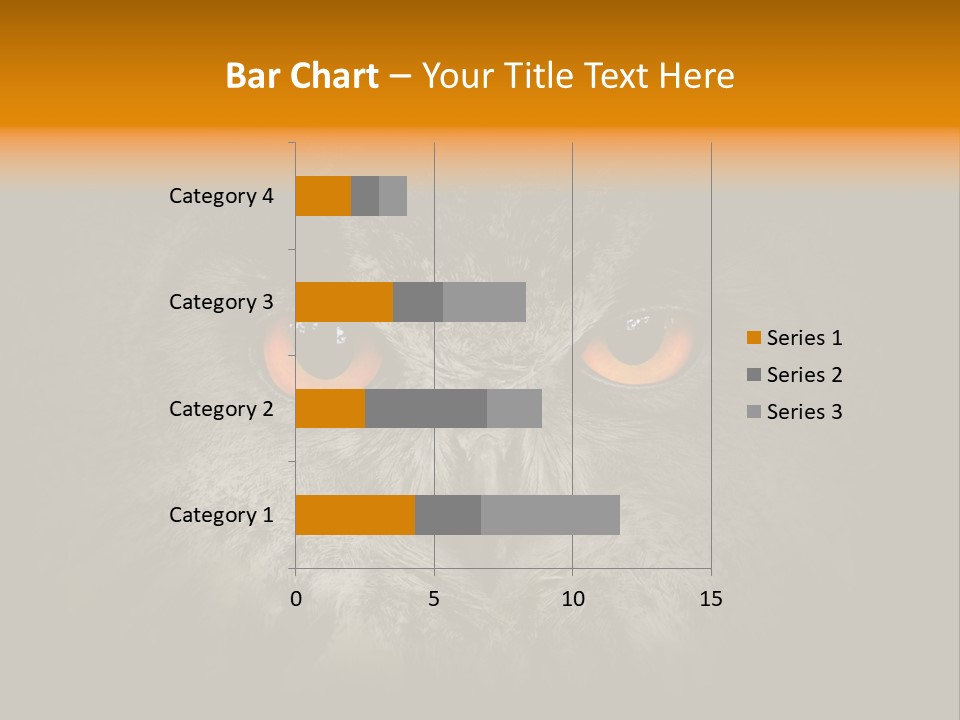 Eagle Head Close Up Eagle Owl PowerPoint Template