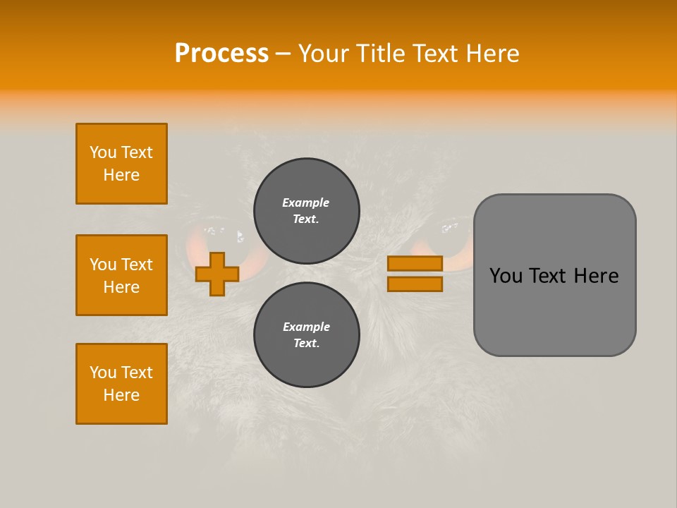 Eagle Head Close Up Eagle Owl PowerPoint Template
