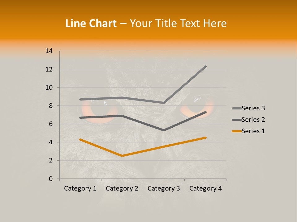 Eagle Head Close Up Eagle Owl PowerPoint Template