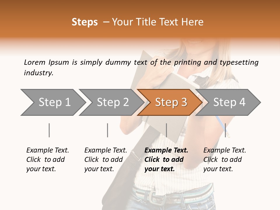Learn Isolated Notebook PowerPoint Template
