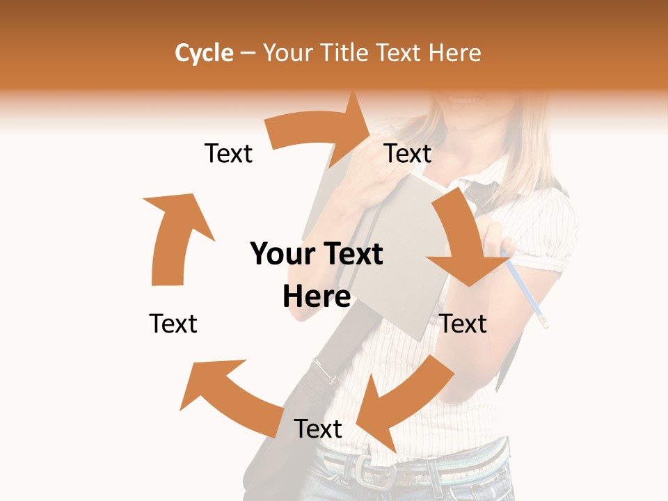 Learn Isolated Notebook PowerPoint Template