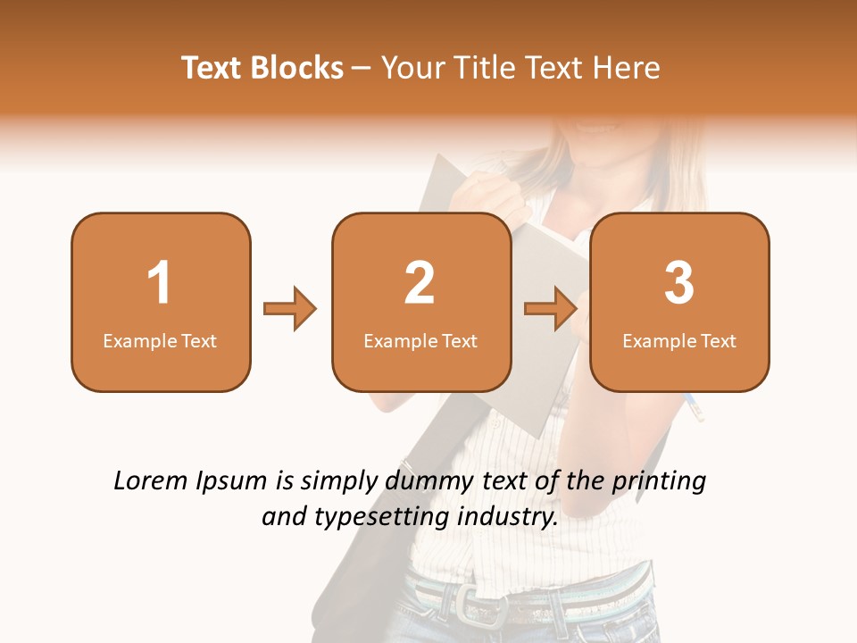 Learn Isolated Notebook PowerPoint Template