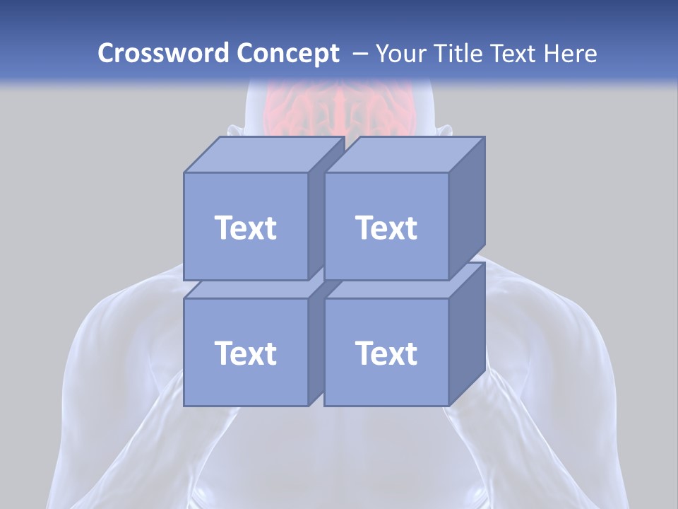 Anatomy Backgrounds Thinking PowerPoint Template