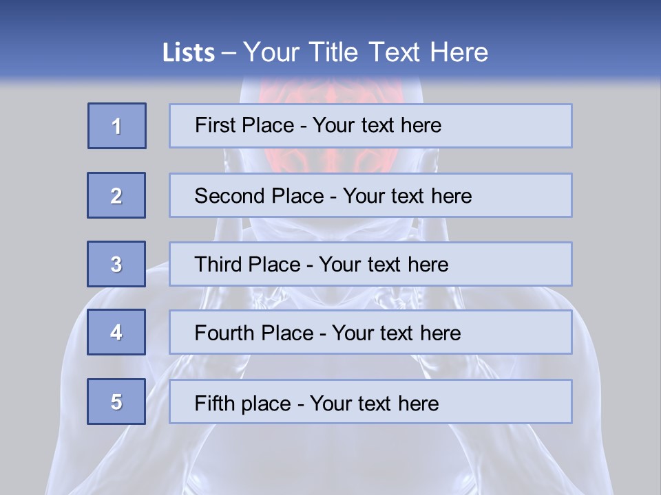Anatomy Backgrounds Thinking PowerPoint Template
