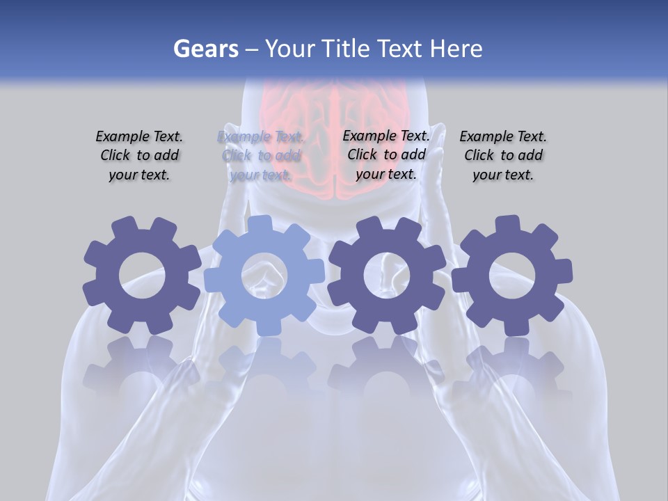 Anatomy Backgrounds Thinking PowerPoint Template