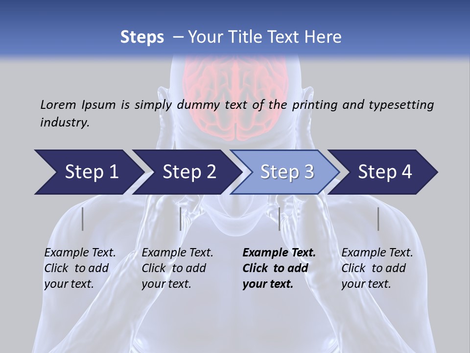 Anatomy Backgrounds Thinking PowerPoint Template