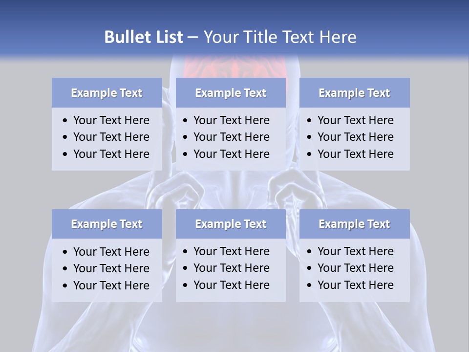 Anatomy Backgrounds Thinking PowerPoint Template