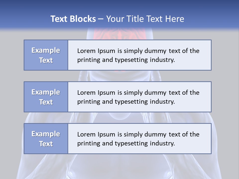 Anatomy Backgrounds Thinking PowerPoint Template