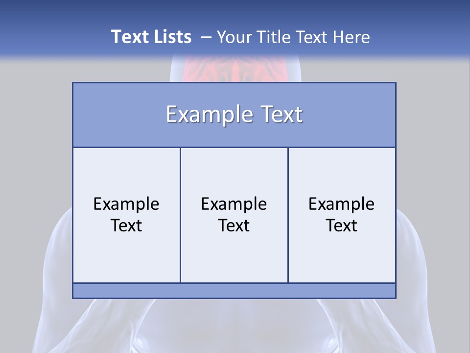 Anatomy Backgrounds Thinking PowerPoint Template
