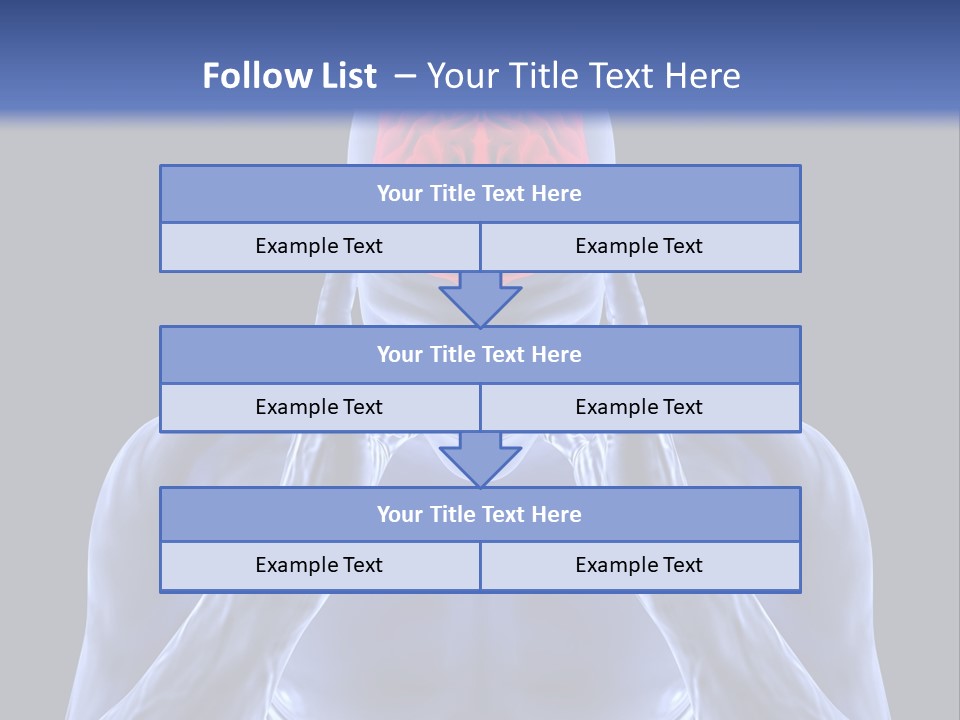 Anatomy Backgrounds Thinking PowerPoint Template