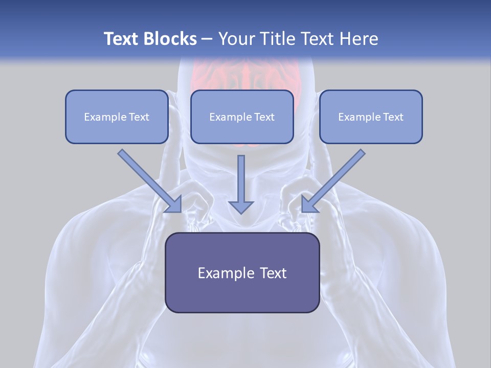 Anatomy Backgrounds Thinking PowerPoint Template