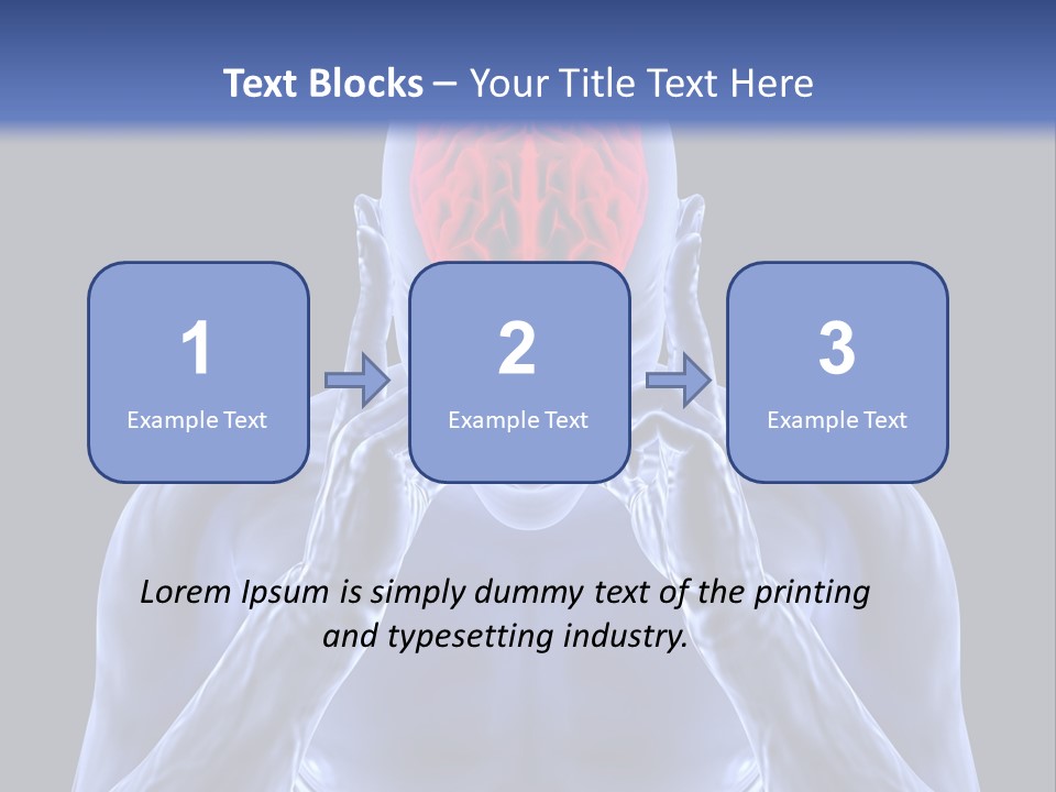 Anatomy Backgrounds Thinking PowerPoint Template