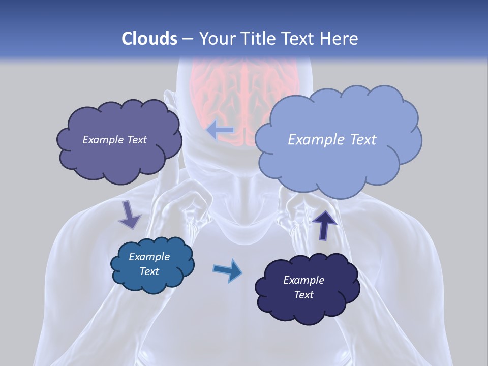 Anatomy Backgrounds Thinking PowerPoint Template