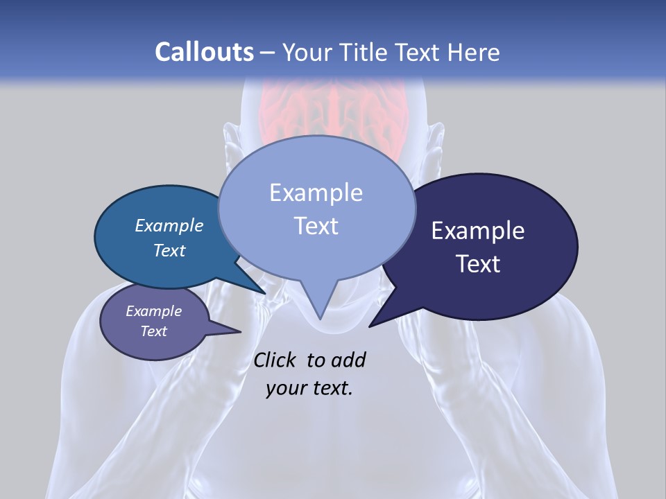 Anatomy Backgrounds Thinking PowerPoint Template