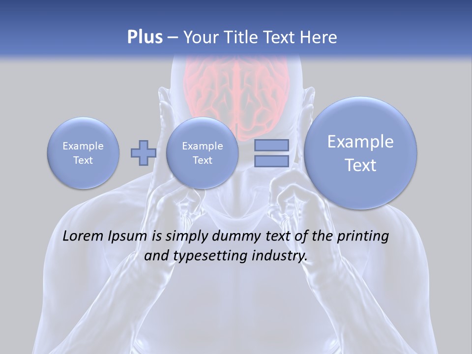 Anatomy Backgrounds Thinking PowerPoint Template